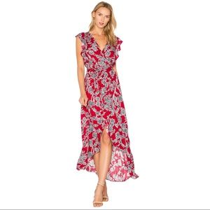 Splendid Floral Wrap Dress